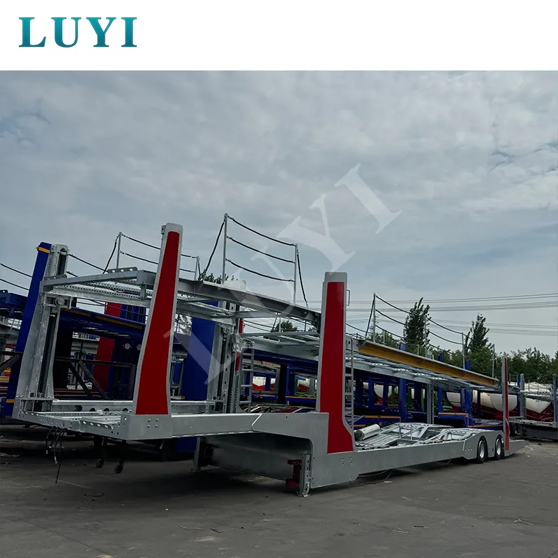 2-المحور 8-نصف مقطورة حاملة سيارات