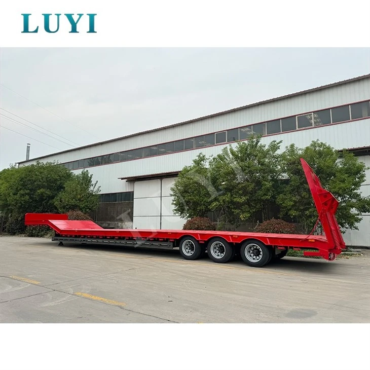 Heavy Duty Low Flatbed Semi Trailer price