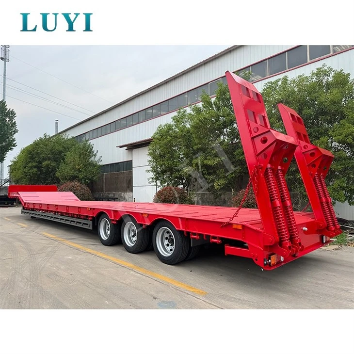 Heavy Duty Low Flatbed Semi Trailer suppliers