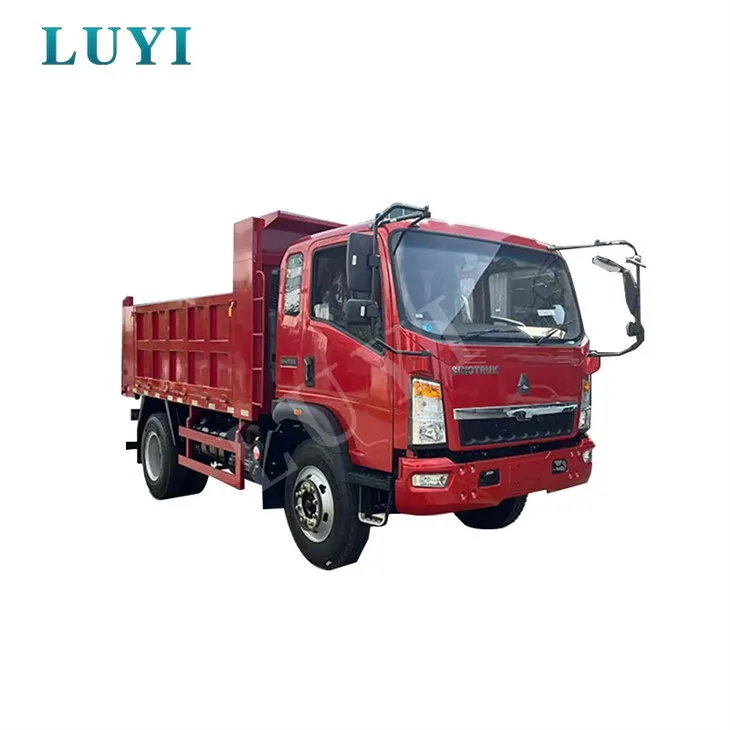 4X2 شاحنة قلابة خفيفة 100-160HP شاحنة قلابة صغيرة