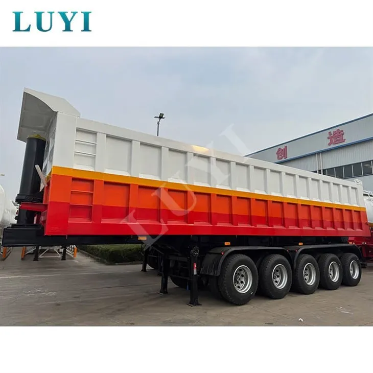 5 - المحور الثقيل - Duty 120-ton Dump Dump Trailer ، Truck Truck Truck Carbon