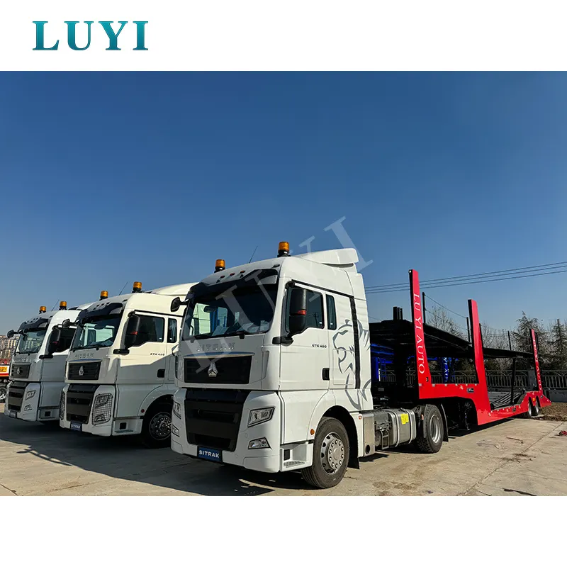 8 وحدات حاملة سيارات نصف مقطورة