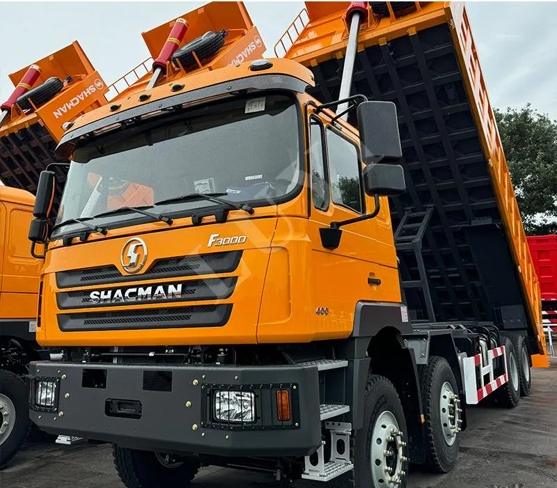 SHACMAN F3000 8x4 400شاحنة قلابة خلفية للإنشاءات الثقيلة من HP